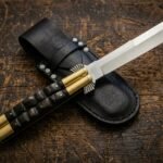 Crane Handmade VG10 Super Steel Original Filipino Balisong Butterfly Knife with Brass and Carabao Horn Handle | 29cm Full Size Collector Gift | BF-30