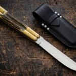 Macaque Handmade VG10 Super Steel Original Filipino Balisong Butterfly Knife with Brass and Visayan Philippine Deer Horn Handle | 29cm Full Size Collector Gift | BF-29
