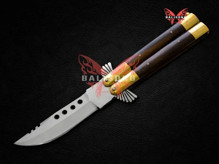 BF-10 Barb 440c Original Filipino Balisong butterfly Knife