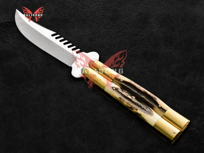 BF-06 Antelope 440c Original Filipino Balisong butterfly Knife