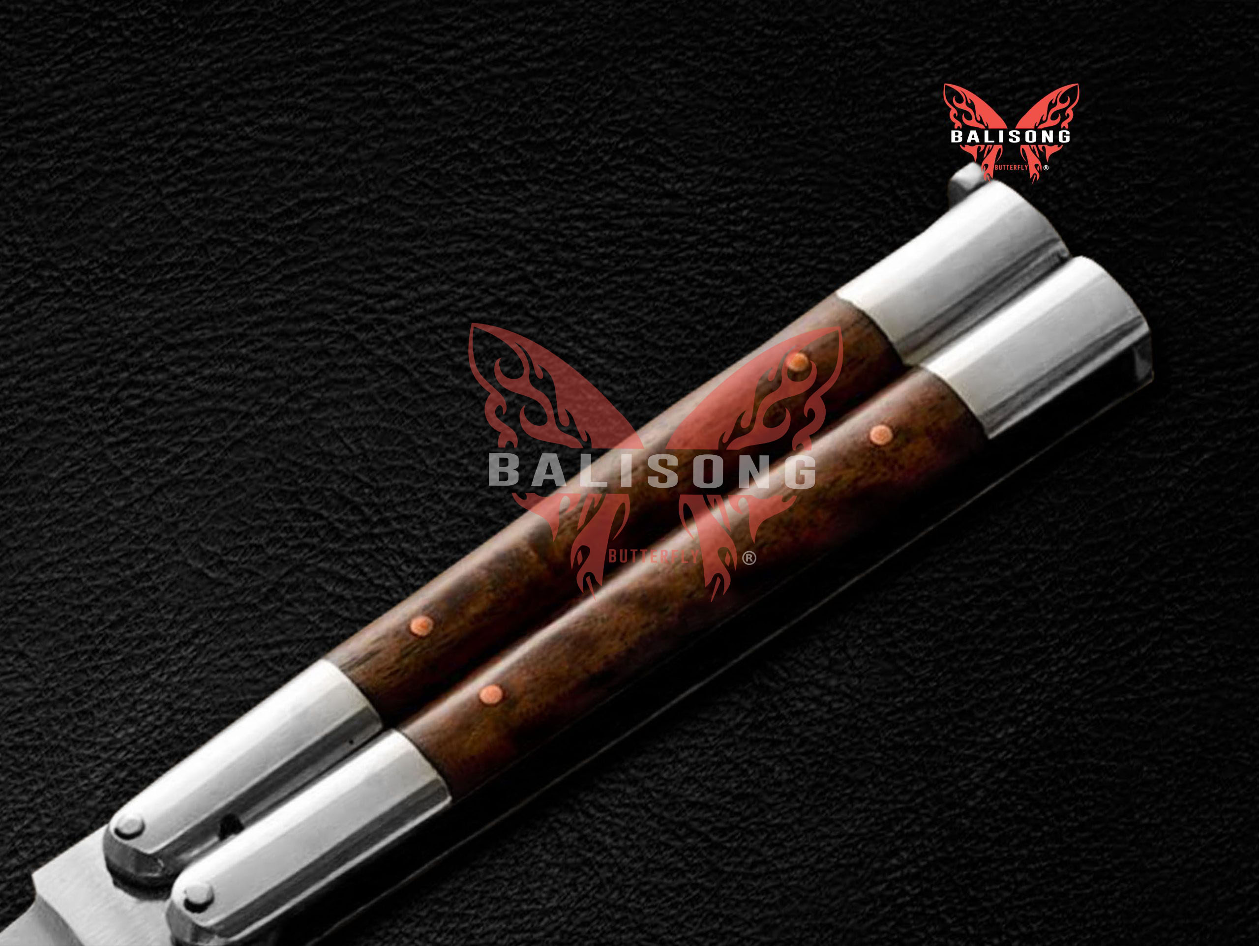 BMK-443High Carbon Steel Filipino Balisongs bone butterfly knifes