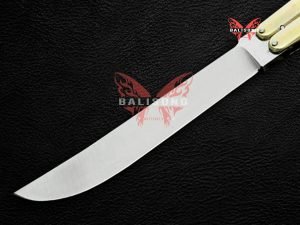 BF-69 Leopard Cat Filipino balisong open, 12cm high carbon steel blade