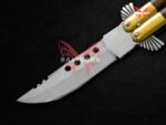 BF-10 Barb 440c Original Filipino Balisong butterfly Knife - Image 4