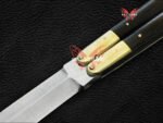 BF-74 Malayan Civet High Carbon Steel Original Filipino Balisong butterfly Knife - Image 4