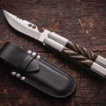 Argentine Ant Handmade 440C Stainless Steel Original Filipino Balisong Butterfly Knife with Stainless Steel and Carabao Horn Handle | 22cm EDC Flipper Gift for Him | BF-02