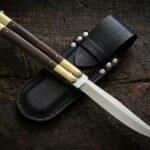 Flying Squirrel Handmade VG10 Super Steel Original Filipino Balisong Butterfly Knife with Brass and Kamagong Wood Handle | 24cm Lightweight Flipper Gift | BF-45