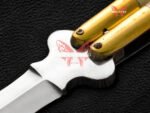 BF-19 Cat 440c Original Filipino Balisong butterfly Knife - Image 2