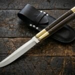 Dragonfly Handmade VG10 Super Steel Original Filipino Balisong Butterfly Knife with Brass and Kamagong Wood Handle | 24cm EDC Flipper Gift for Him | BF-36