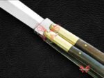 BF-75 Masked Palm  High Carbon Steel Original Filipino Balisong butterfly Knife - Image 5