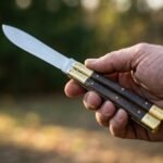 Dog Handmade VG10 Super Steel Original Filipino Balisong Butterfly Knife with Brass and Kamagong Wood Handle | 24cm Lightweight Flipper Gift | BF-33