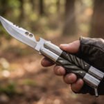 Argentine Ant Handmade 440C Stainless Steel Original Filipino Balisong Butterfly Knife with Stainless Steel and Carabao Horn Handle | 22cm EDC Flipper Gift for Him | BF-02