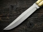 Close up of the Deer balisong butterfly knife blade