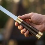 Fly Handmade VG10 Super Steel Original Filipino Balisong Butterfly Knife with Brass and Kamagong Wood Handle | 24cm Lightweight Flipper Gift | BF-44