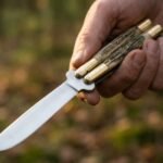 Honeypot Ant Handmade 440C Stainless Steel Original Filipino Balisong Butterfly Knife with Brass and Philippine Deer Horn Handle | 29cm Full Size Collector Gift | BF-05