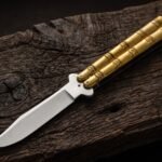 Catfish Handmade 440C Stainless Steel Original Filipino Balisong Butterfly Knife with Solid Brass Handle | 24cm EDC Flipper Gift for Him | BF-21