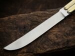Close up of the Leopard Cat balisong butterfly knife blade