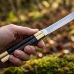 Leopard Cat Handmade High Carbon Steel Original Filipino Balisong Butterfly Knife with Brass and Kamagong Wood Handle | 24cm EDC Flipper Gift for Him | BF-69