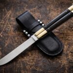 Magpie Handmade High Carbon Steel Original Filipino Balisong Butterfly Knife with Brass and Kamagong Wood Handle | 24cm EDC Flipper Gift for Him | BF-73