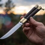 Malayan Civet Handmade High Carbon Steel Original Filipino Balisong Butterfly Knife with Brass and Kamagong Wood Handle | 24cm EDC Flipper Gift for Him | BF-74