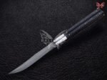 BF-125 Philippine Visayan Damascus Steel Blade Butterfly Balisong Knife USA Made Gift For Him With Beautiful Handle