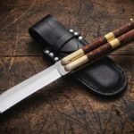 Bagwis Filipino Traditional Series D2 Steel Beautiful Tanto Blade Butterfly Balisong Knife USA Made With Rose Wood Handle BF-100