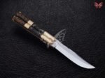 BF-112 Filipino Traditional D2 Steel Beautiful Blade Butterfly Balisong Knife USA Made Gift For Him With Rose Wood Handle - Image 2