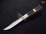 BF-114 Filipino Traditional D2 Steel Beautiful Blade Butterfly Balisong Knife USA Made Gift For Him With Rose Wood Handle Best Quality Knife