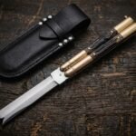 Pating Filipino Traditional D2 Steel Shark Blade Butterfly Balisong Knife USA Made Gift For Him With Stag Horn Handle BF-119