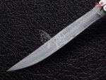 BF-123 Philippine Visayan Damascus Steel Blade Butterfly Balisong Knife USA Made Gift For Him With Beautiful Handle - Image 3