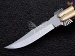 BF-103 Filipino Traditional D2 Steel Beautiful Blade Butterfly Balisong Knife USA Made Gift For Him With Rose Wood Handle - Image 4