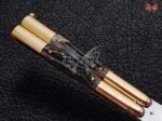BF-119 Filipino Traditional D2 Steel Shark Blade Butterfly Balisong Knife USA Made Gift For Him With Stag Horn Handle - Image 4