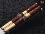 BF-101 Filipino Traditional Series D2 Steel Beautiful Blade Butterfly Balisong Knife USA Made With Rose Wood Handle - Image 3