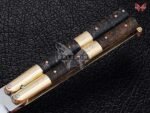 BF-108 Dagger Snake Filipino Traditional D2 Steel Beautiful Blade Butterfly Balisong Knife USA Made Gift For Him With Rose Wood Handle - Image 4