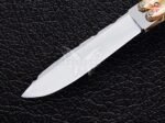 BF-110  Filipino Traditional D2 Steel Beautiful Blade Butterfly Balisong Knife USA Made Gift For Him With Rose Wood Handle - Image 3