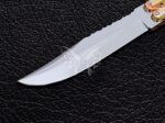 BF-96 Pandayan Traditional Series Hunting Balde D2 Steel Beautiful Butterfly Balisong Knife USA Made With Burl Wood Handle - Image 3