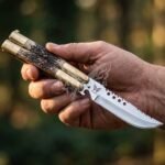 Bundok Philippine Visayan D2 Steel Blade Butterfly Balisong Knife USA Made Gift For Him With Stag Horn Handle BF-121