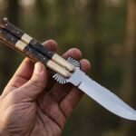 Giting Filipino Traditional D2 Steel Beautiful Blade Butterfly Balisong Knife USA Made Gift For Him With Rose Wood Handle BF-103