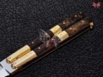 BF-95 Pandayan Traditional Series Dagger Balde D2 Steel Beautiful Butterfly Balisong Knife USA Made With Cool Handle - Image 3