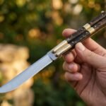 Kalayaan Filipino Traditional D2 Steel Beautiful Blade Butterfly Balisong Knife USA Made Gift For Him With Rose Wood Handle Best Quality Knife BF-115