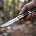 Marilag Filipino Traditional D2 Steel Beautiful Blade Butterfly Balisong Knife USA Made Gift For Him With Rose Wood Handle BF-112