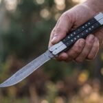Talon Philippine Visayan Damascus Steel Blade Butterfly Balisong Knife USA Made Gift For Him With Beautiful Handle BF-128