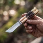 Munting Philippine Visayan D2 Steel Mini Butterfly Balisong Knife USA Made Gift For Him With Stag Horn Handle BF-120