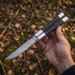 Alon Philippine Visayan Damascus Steel Blade Butterfly Balisong Knife USA Made Gift For Him With Beautiful Handle BF-123