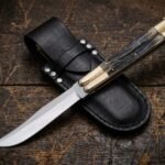 Sungay Filipino Traditional D2 Steel Beautiful Blade Butterfly Balisong Knife USA Made Gift For Him With Stag Horn Handle BF-118