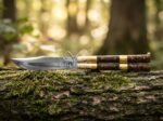Handmade D2 Steel Balisong Knife | Rosewood & Brass Bolsters Handle | Premium Butterfly Knife with Leather Sheath BF-134 - Image 3
