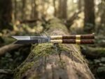 Handmade D2 Steel Balisong Knife with Rosewood & Brass Bolsters Handle | Custom Butterfly Knife with Leather Sheath BF-131 - Image 4
