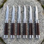 Set of 6 matching balisongs: Common Buzzard Handmade VG10 Super Steel Original Filipino