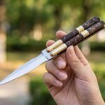 Tulis Pandayan Traditional Series Dagger Balde D2 Steel Beautiful Butterfly Balisong Knife USA Made With Cool Handle BF-95